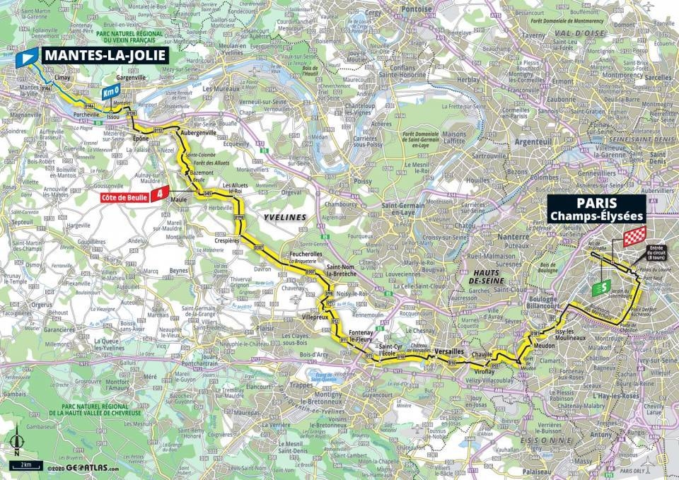 Tour De France Tappa N 21 Mantes La Joly Paris Ciclismo Rai Sport